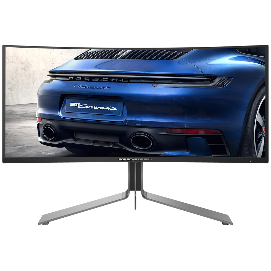 Aoc agon pro pd34 | 86,4cm (34") | 3440x1440 | qd-oled | 240hz | 0,03ms (gtg) | adaptive sync g-sync kompatibilen | ukrivljen porsche gaming monitor 1 Aoc agon pro pd34 porsche design gaming monitor - 86. 4cm (34"), uwqhd (3440 x 1440), qd-oled, 1800r, 240hz, 0. 03ms (gtg), adaptive sync, g-sync kompatibilen, hdr400, usb-c pd 65w, usb razdelilnik, 2x hdmi komponentko
