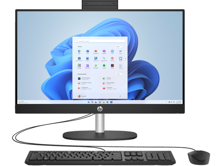 Računalnik HP All-in-One 24-cr0041na | AMD Ryzen 7000s series